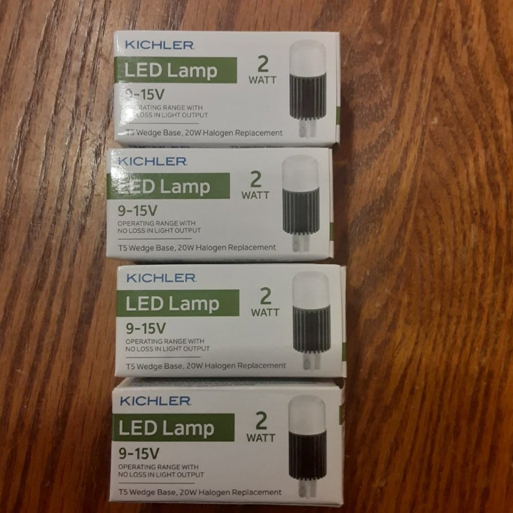 KICHLER 18204 LED Lamp 9-15v W Watt T5 WEDGE BASE